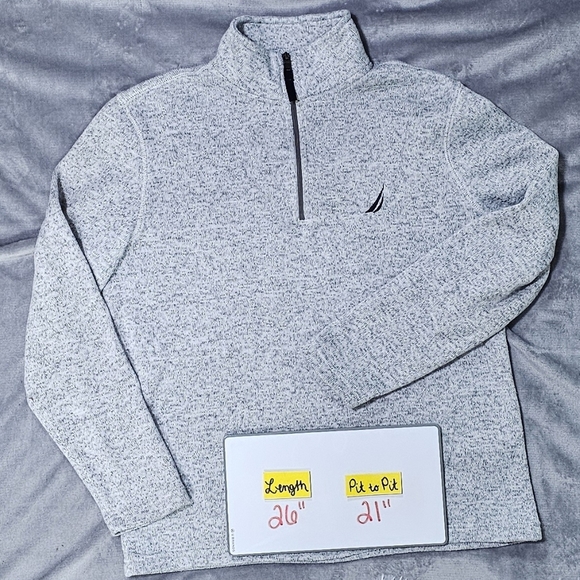 NAUTICA | HIGH MOCK NECK QUARTER ZIP PULLOVER - Picture 13 of 13